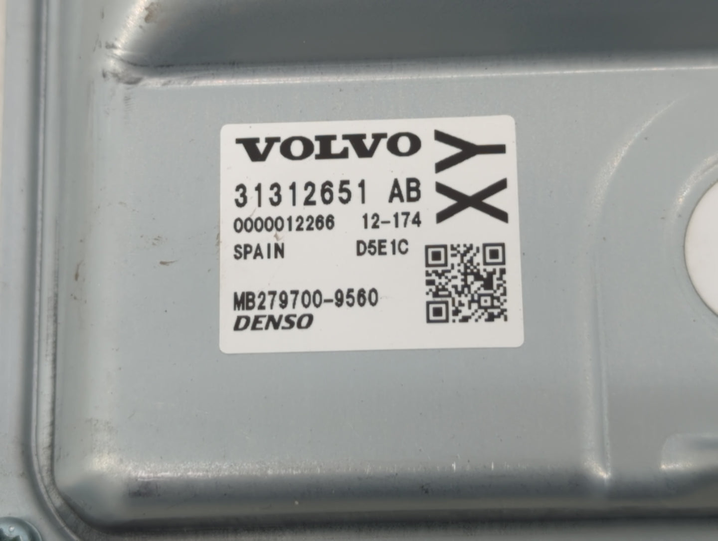 2013 Volvo S60 PCM Engine Control Computer ECU ECM PCU OEM P/N:MB279700-9560 31312651 AB Fits OEM Used Auto Parts - Oemuseda