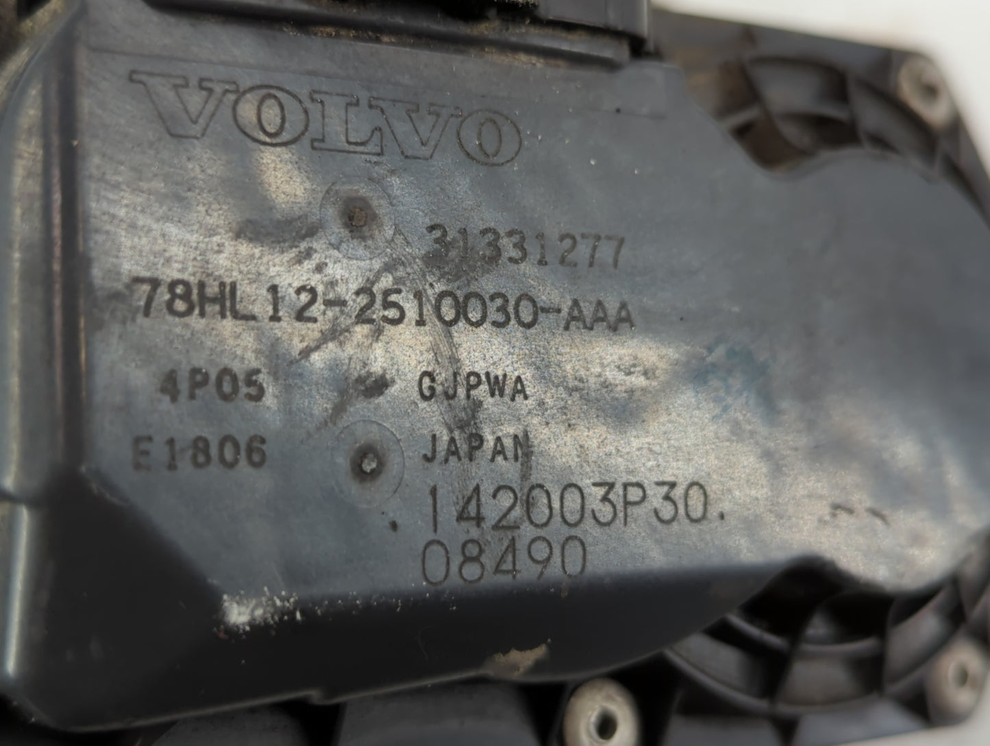 2013-2016 Volvo S60 Throttle Body P/N:78HL12-2510030-AAA Fits Fits 2013 2014 2015 2016 OEM Used Auto Parts - Oemusedautopart