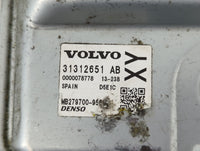 2013-2016 Volvo S60 PCM Engine Control Computer ECU ECM PCU OEM P/N:31312651 AB Fits 2013 2014 2015 2016 OEM Used Auto Parts