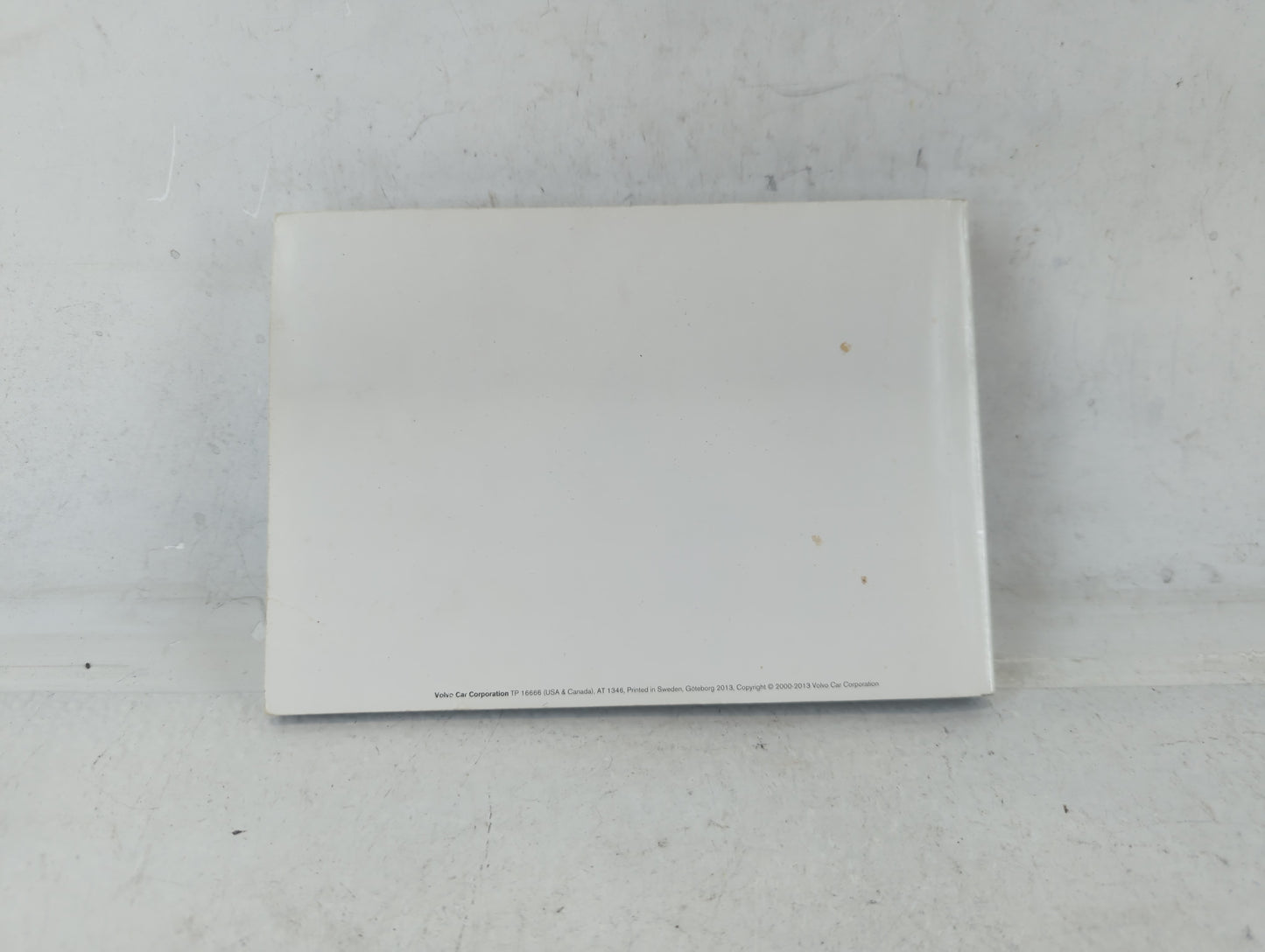 2013 Volvo S60 Owners Manual Book Guide OEM Used Auto Parts - Oemusedautoparts1.com
