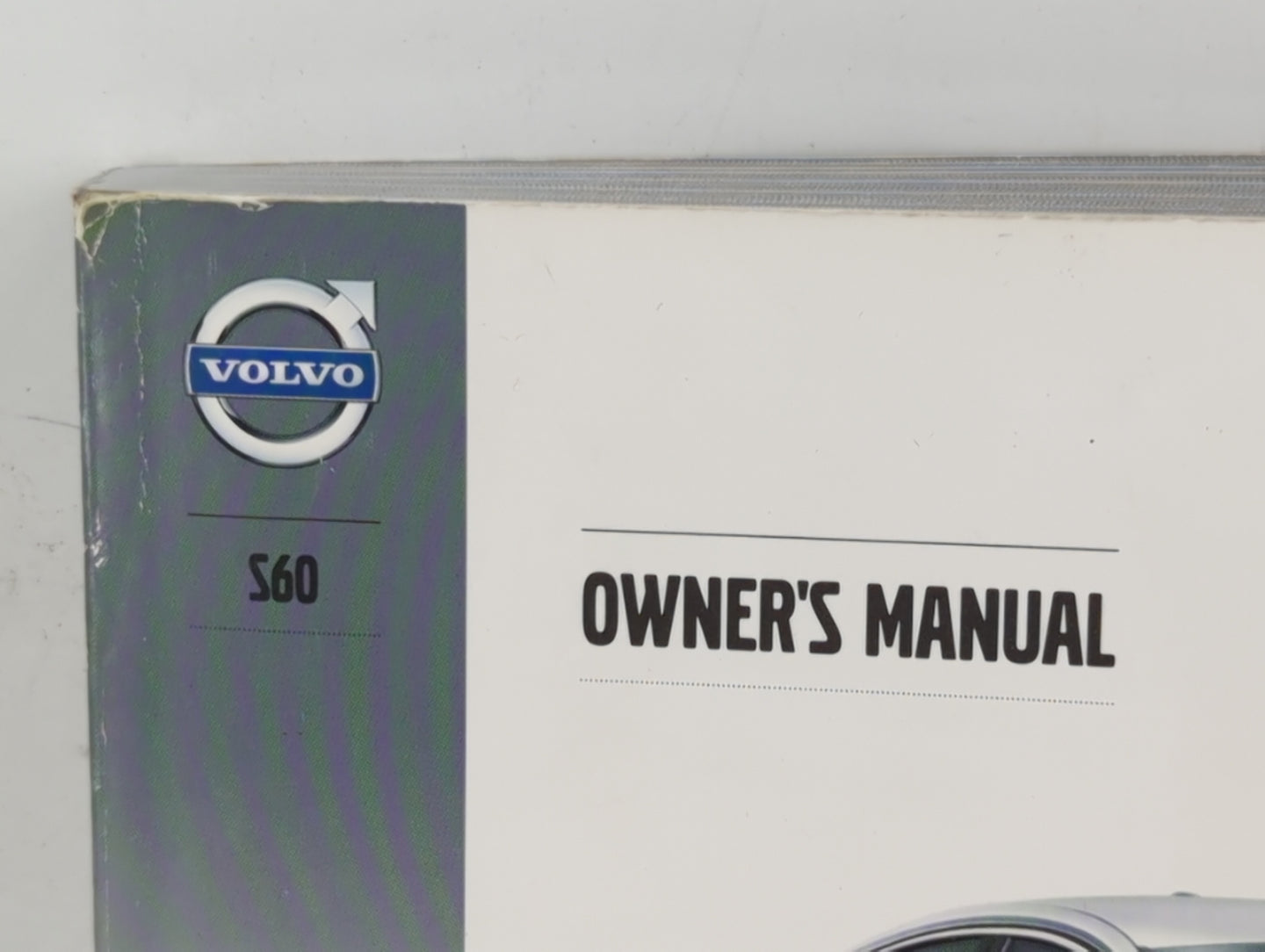 2013 Volvo S60 Owners Manual Book Guide OEM Used Auto Parts - Oemusedautoparts1.com
