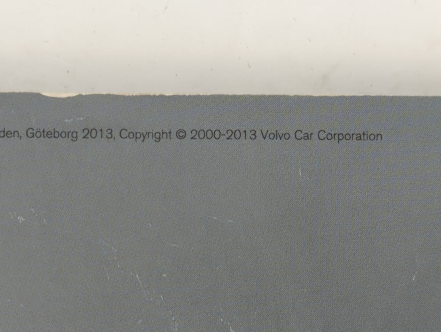 2013 Volvo S60 Owners Manual Book Guide OEM Used Auto Parts - Oemusedautoparts1.com