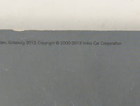 2013 Volvo S60 Owners Manual Book Guide OEM Used Auto Parts - Oemusedautoparts1.com