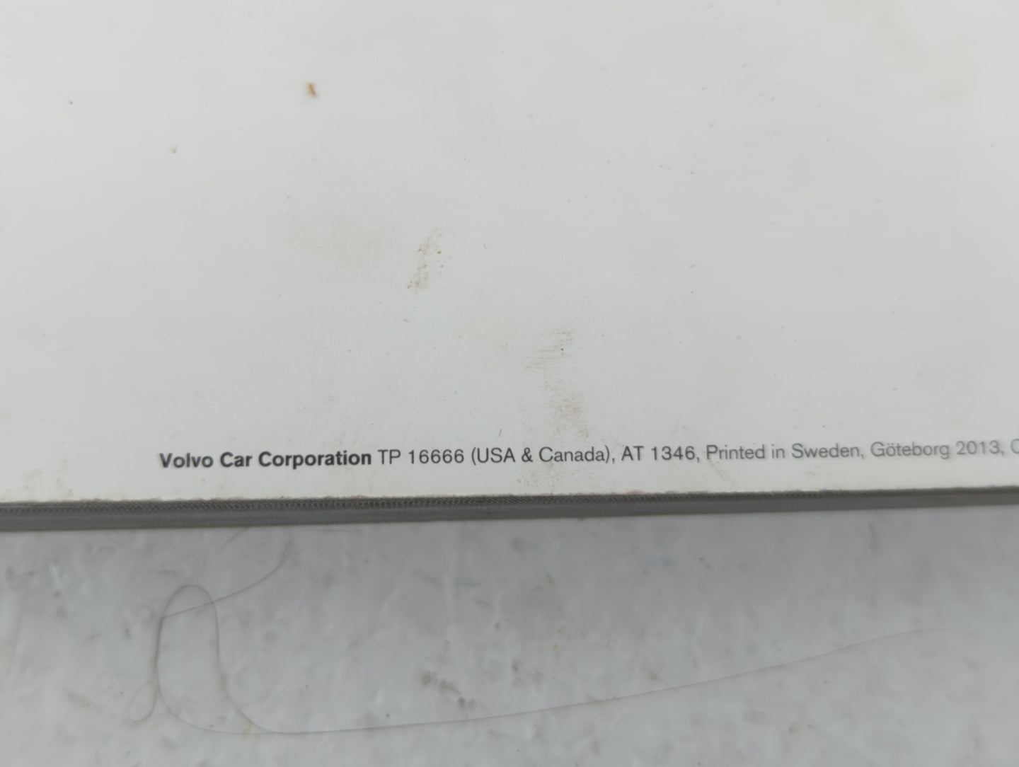 2013 Volvo S60 Owners Manual Book Guide OEM Used Auto Parts - Oemusedautoparts1.com