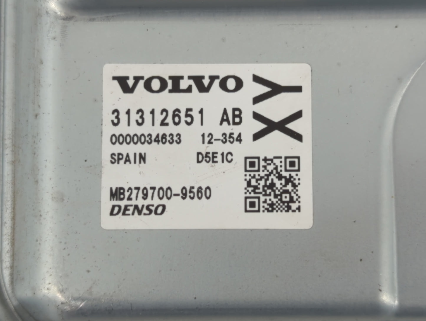 2013-2016 Volvo S60 PCM Engine Control Computer ECU ECM PCU OEM P/N:MB279700-9560 31312651 AB Fits Fits 2013 2014 2015 2016 
