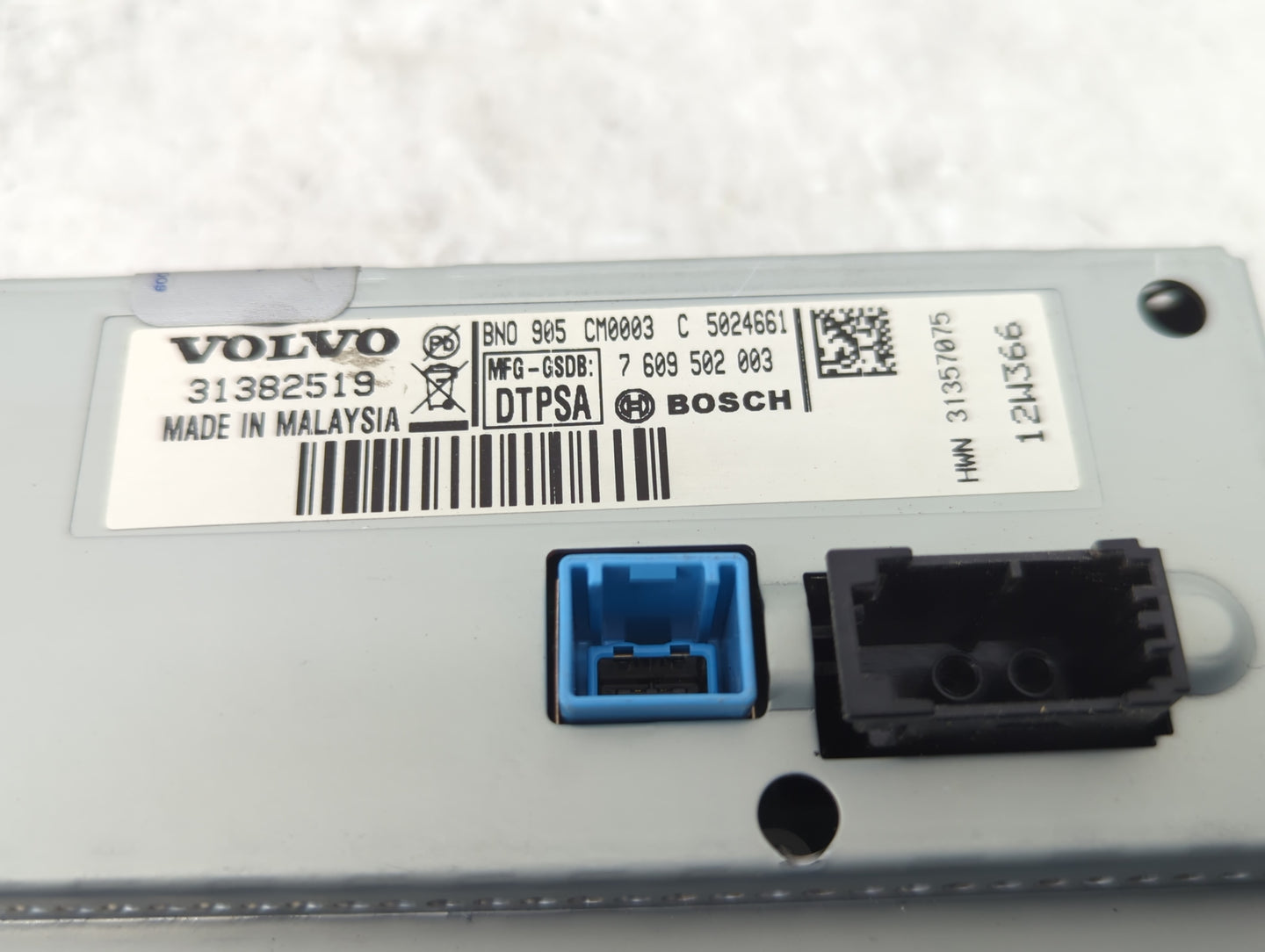 2013-2013 Volvo V60 Information Display Screen - Oemusedautoparts1.com