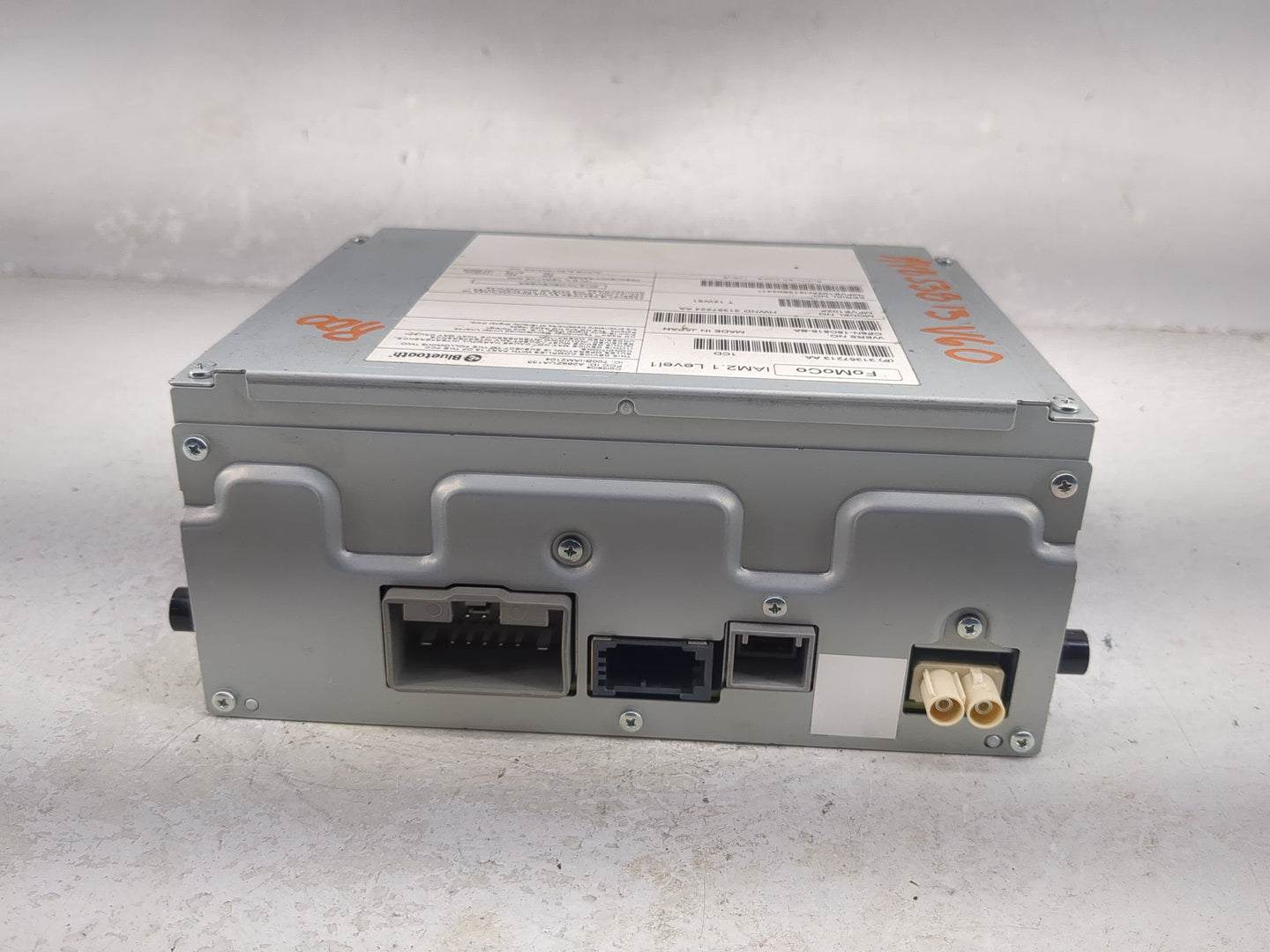2013 Volvo V60 Radio AM FM Cd Player Receiver Replacement P/N:CF6N-18C815-BA HL110366666, MFVE102A Fits OEM Used Auto Parts 