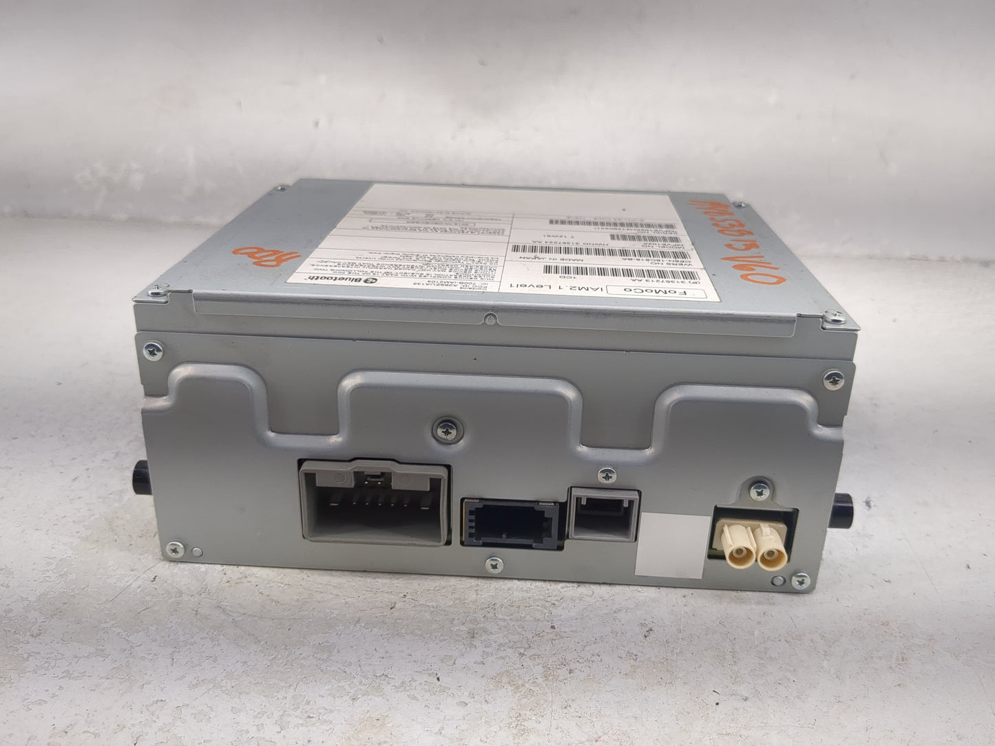 2013 Volvo V60 Radio AM FM Cd Player Receiver Replacement P/N:CF6N-18C815-BA HL110366666, MFVE102A Fits OEM Used Auto Parts 