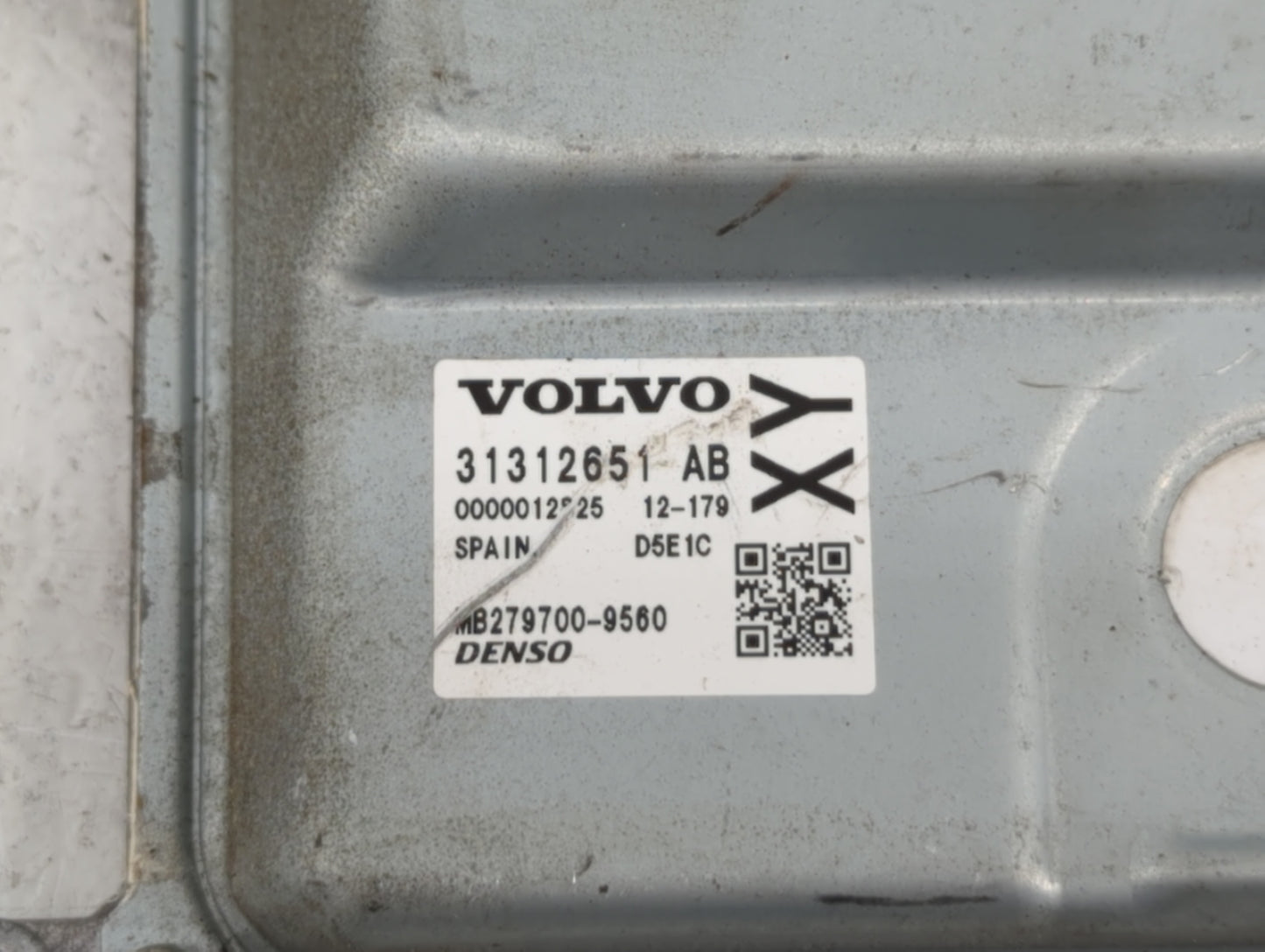 2015-2016 Volvo V60 PCM Engine Control Computer ECU ECM PCU OEM P/N:31312651AB Fits Fits 2014 2015 2016 OEM Used Auto Parts 