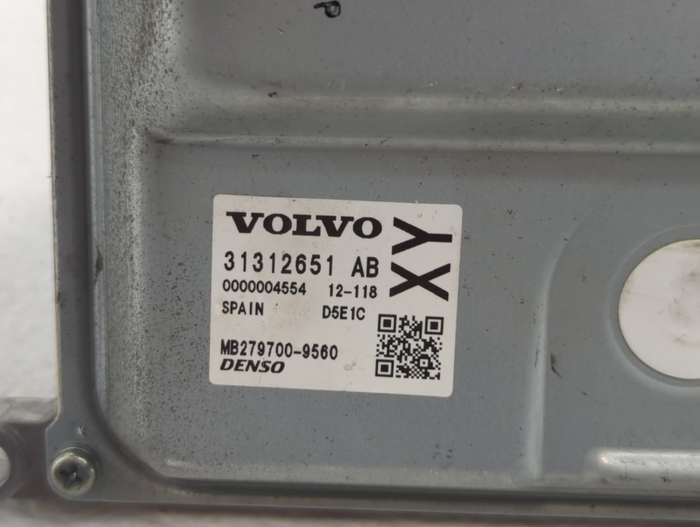 2015-2016 Volvo V60 PCM Engine Control Computer ECU ECM PCU OEM P/N:31312651AB Fits Fits 2013 2014 2015 2016 OEM Used Auto P