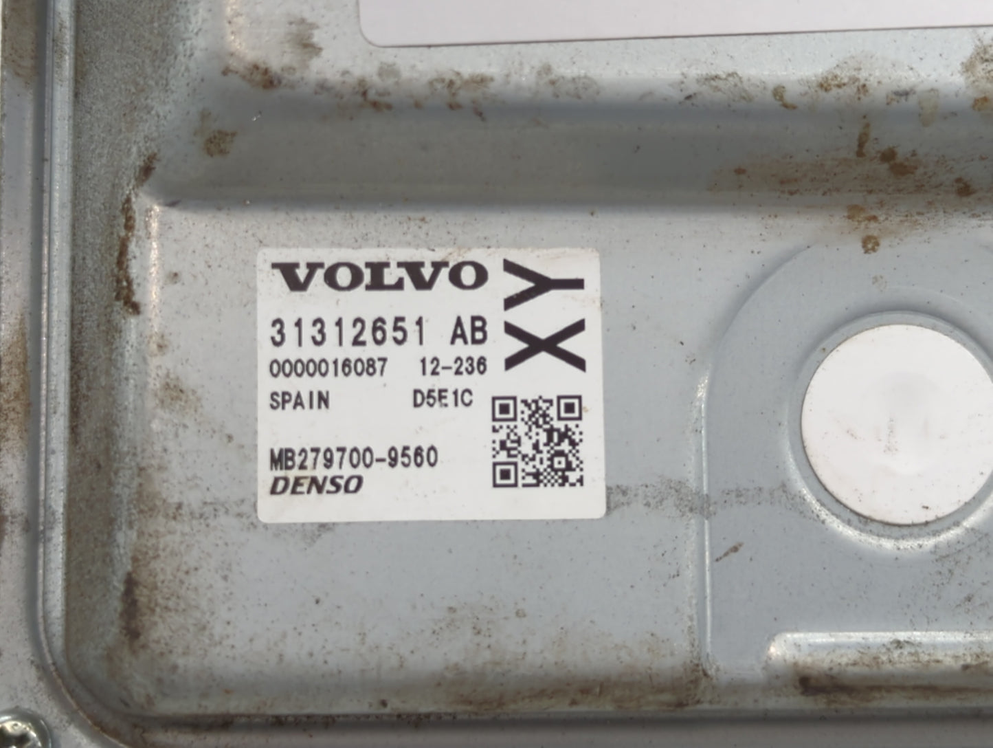 2015-2016 Volvo V60 PCM Engine Control Computer ECU ECM PCU OEM P/N:31312651AB Fits Fits 2013 2014 2015 2016 OEM Used Auto P