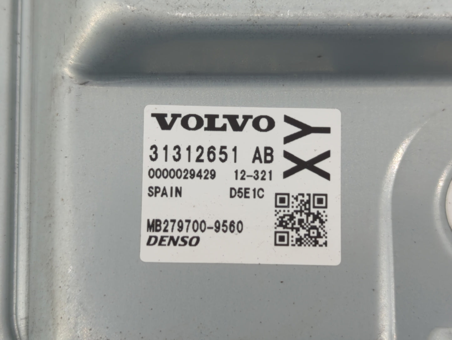 2015-2016 Volvo V60 PCM Engine Control Computer ECU ECM PCU OEM P/N:31312651AB Fits Fits 2013 2014 2015 2016 OEM Used Auto P