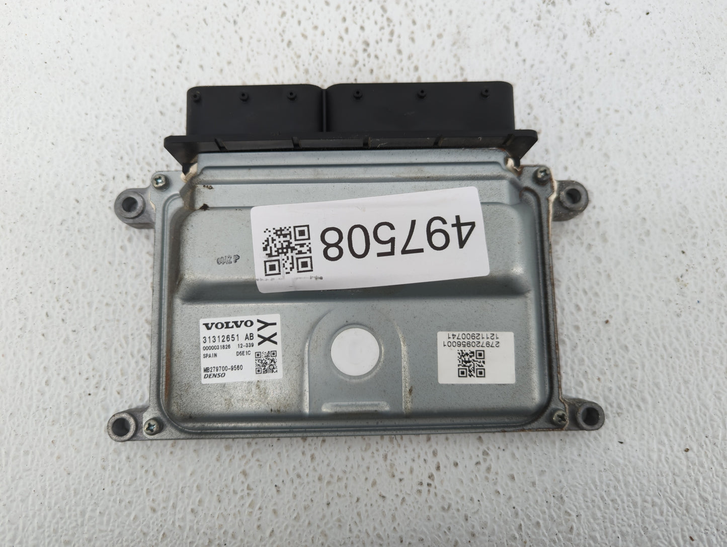 2015-2016 Volvo V60 PCM Engine Control Computer ECU ECM PCU OEM P/N:MB279700-9560 Fits Fits 2013 2014 2015 2016 OEM Used Aut