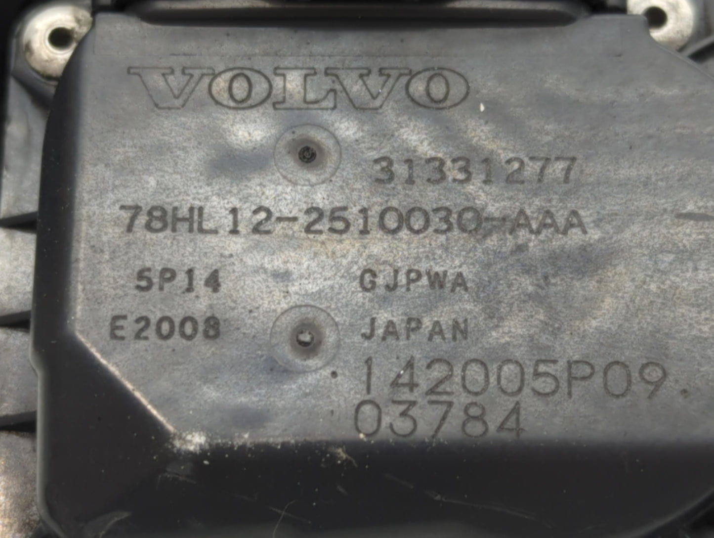 2015-2016 Volvo V60 Throttle Body P/N:31331277 Fits Fits 2013 2014 2015 2016 OEM Used Auto Parts - Oemusedautoparts1.com