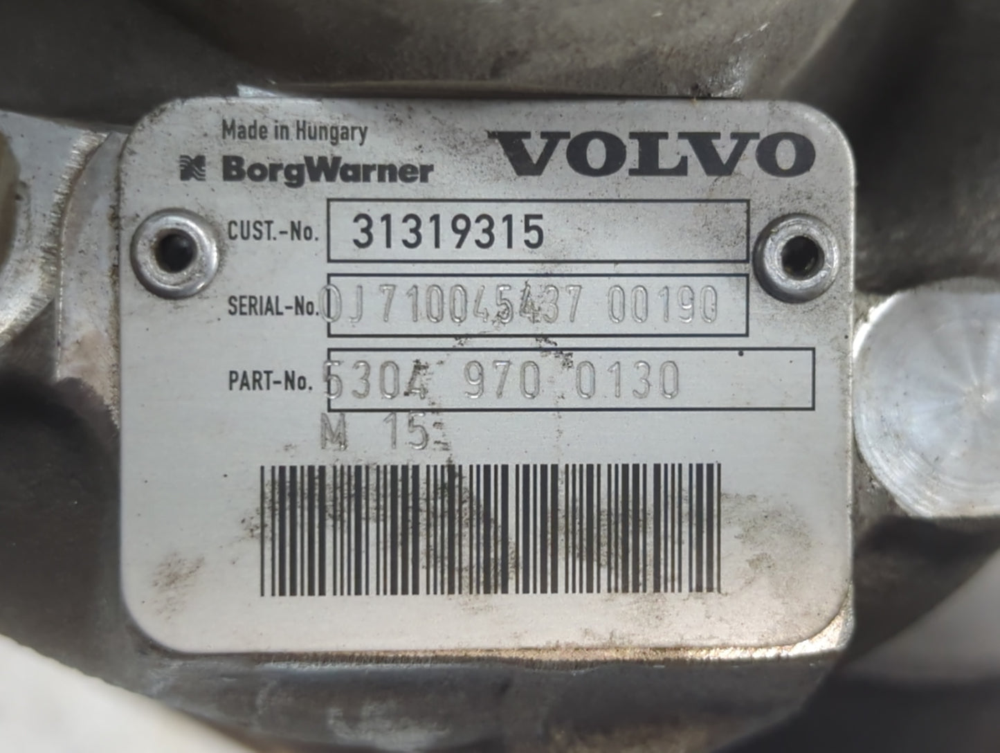 2015-2016 Volvo V60 Turbocharger Turbo Charger Super Charger Supercharger - Oemusedautoparts1.com