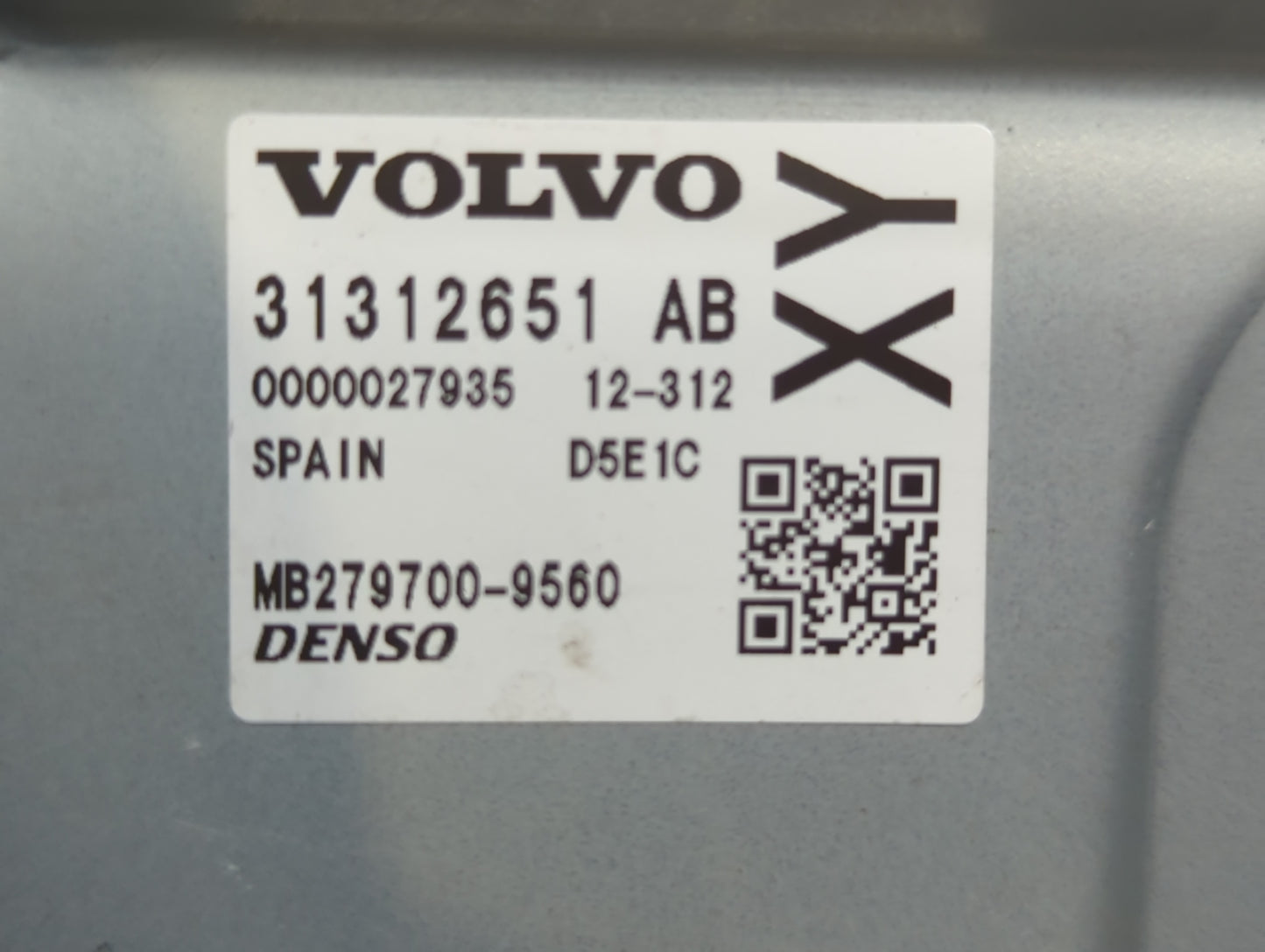 2015-2016 Volvo V60 PCM Engine Control Computer ECU ECM PCU OEM P/N:MB279700-9560 31312651 AB Fits Fits 2013 2014 2015 2016 