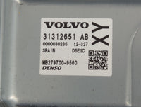 2015-2016 Volvo V60 PCM Engine Control Computer ECU ECM PCU OEM P/N:3131651 AB Fits Fits 2013 2014 2015 2016 OEM Used Auto P