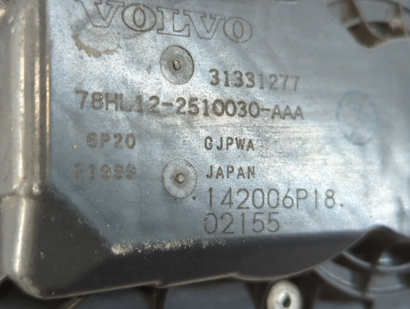 2015-2016 Volvo V60 Throttle Body P/N:78HL12-2510030-AAA Fits Fits 2013 2014 2015 2016 OEM Used Auto Parts - Oemusedautopart