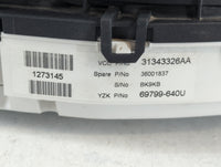 2013 Volvo Xc60 Instrument Cluster Speedometer Gauges P/N:31343326AA 1273145 Fits Fits 2014 OEM Used Auto Parts - Oemusedaut