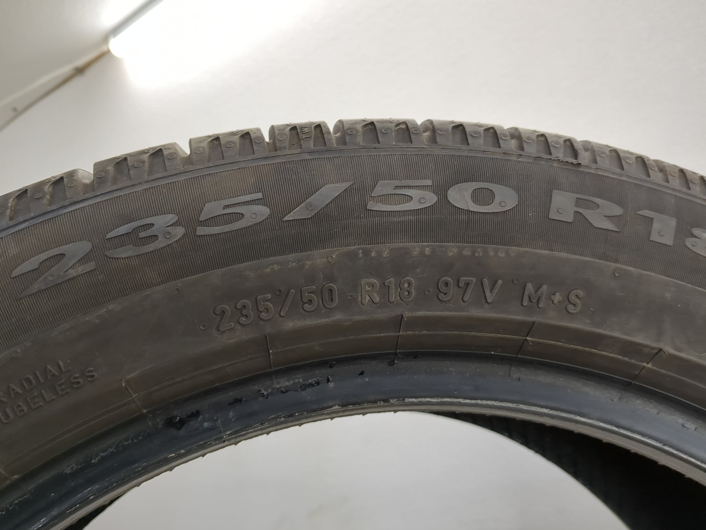 Used Tire 235/50R18 FIRELLI P7 AS PLUS 3 97V - Tread Depth 9/32 - Oemusedautoparts1.com