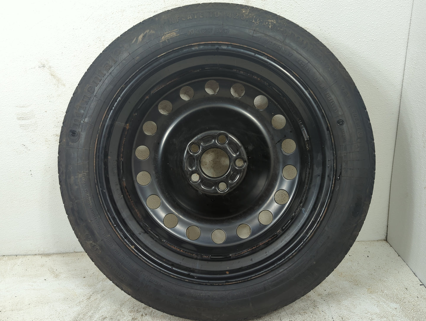 2007-2016 Volvo Xc70 Spare Donut Tire Wheel Rim Oem Black - Oemusedautoparts1.com