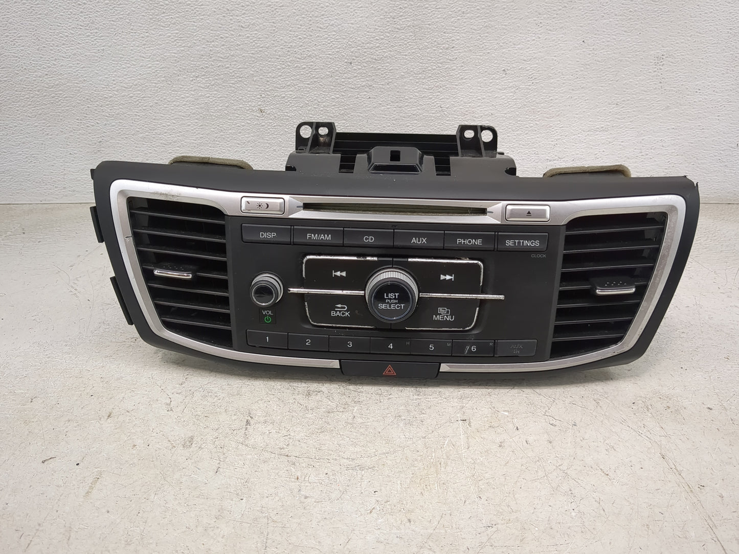2014 Accord Radio AM FM Cd Player Receiver Replacement Fits Fits 2013 2015 OEM Used Auto Parts - Oemusedautoparts1.com