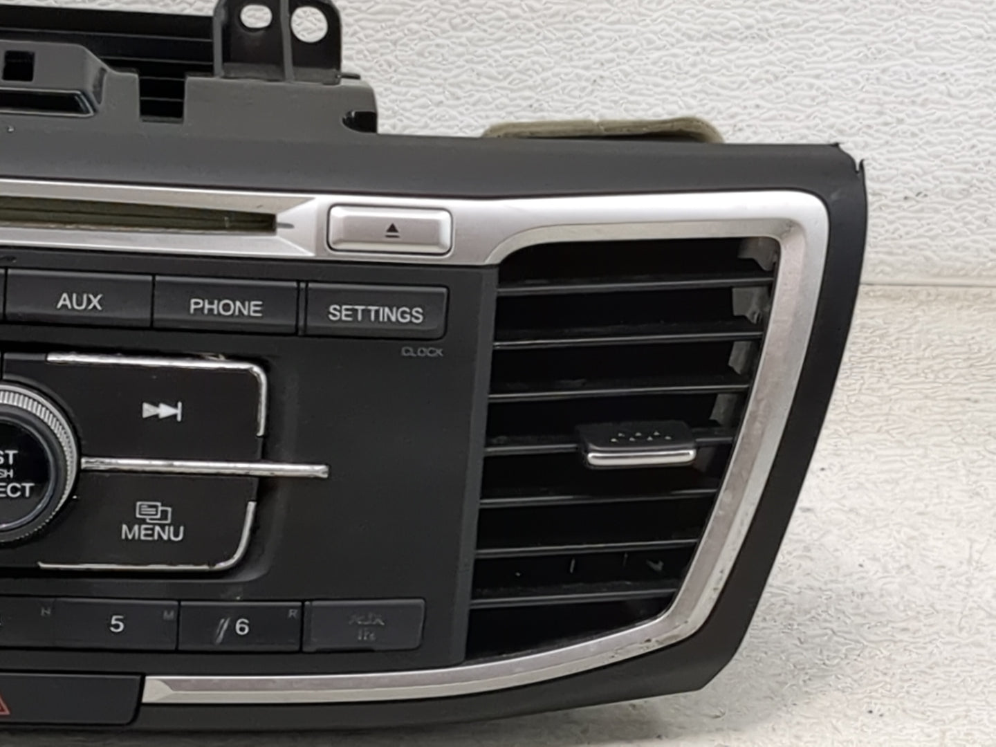 2014 Accord Radio AM FM Cd Player Receiver Replacement Fits Fits 2013 2015 OEM Used Auto Parts - Oemusedautoparts1.com