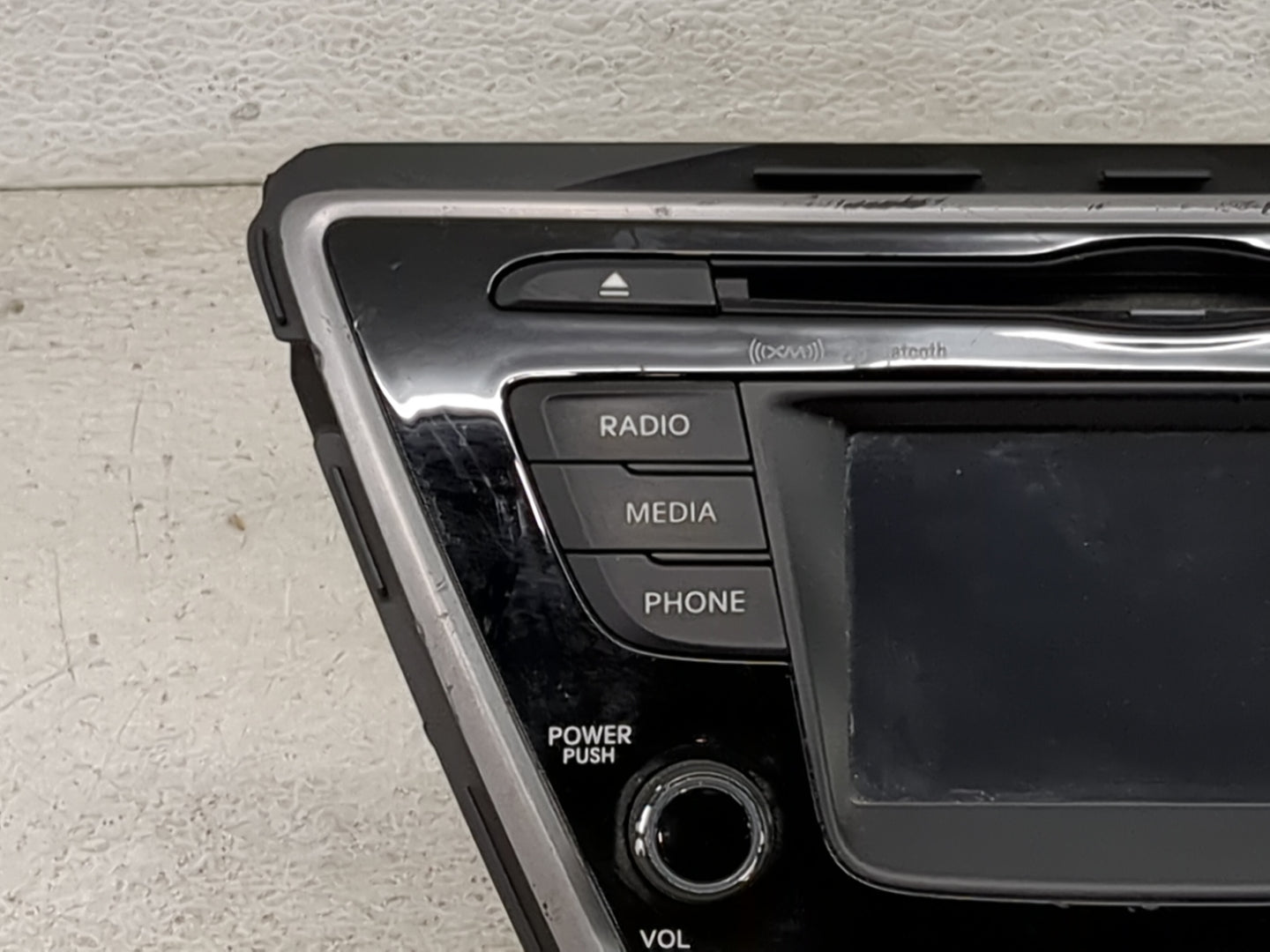 2014 Elantra Radio AM FM Cd Player Receiver Replacement Fits Fits 2015 OEM Used Auto Parts - Oemusedautoparts1.com
