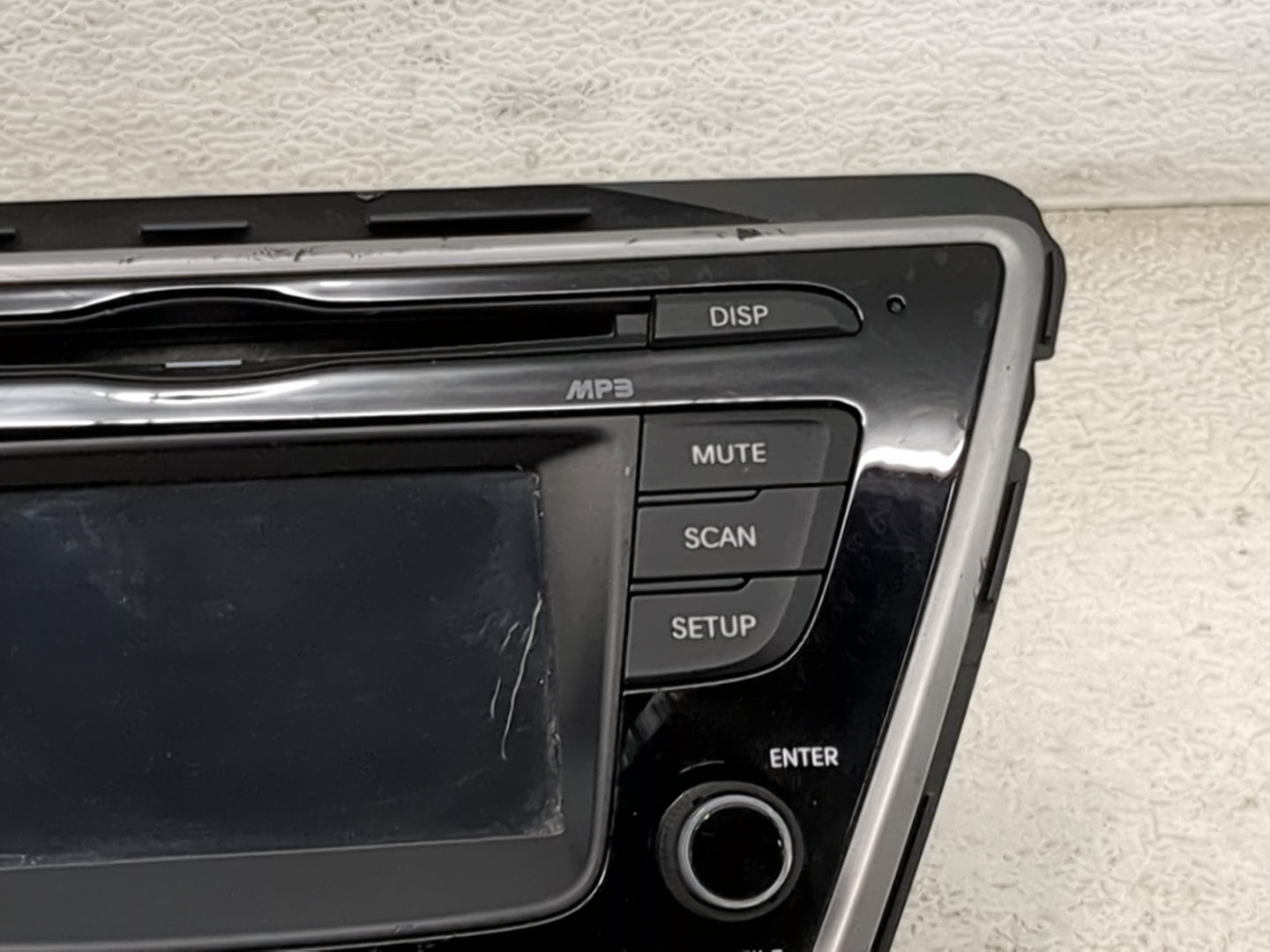 2014 Elantra Radio AM FM Cd Player Receiver Replacement Fits Fits 2015 OEM Used Auto Parts - Oemusedautoparts1.com