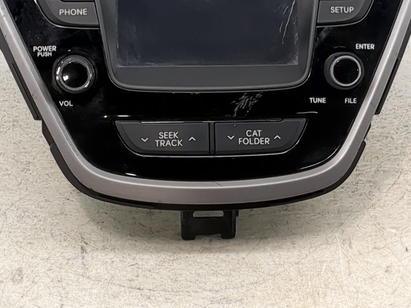 2014 Elantra Radio AM FM Cd Player Receiver Replacement Fits Fits 2015 OEM Used Auto Parts - Oemusedautoparts1.com