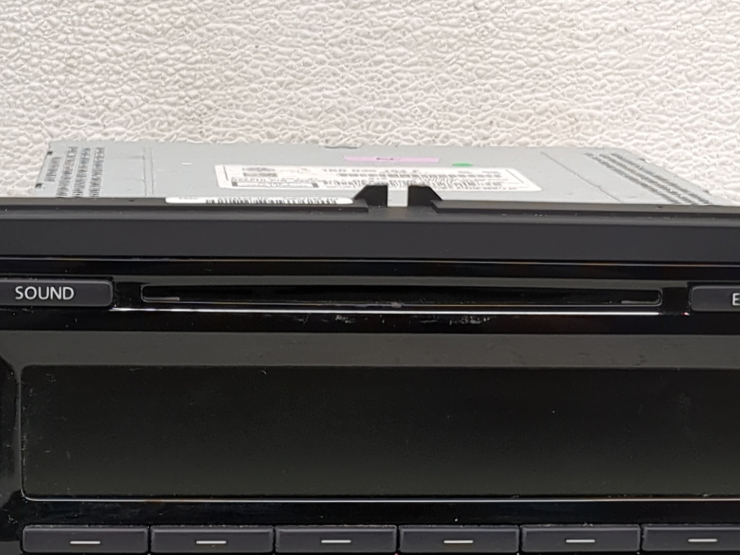 2014 Jetta Radio AM FM Cd Player Receiver Replacement Fits Fits 2011 2012 2013 2015 2016 OEM Used Auto Parts - Oemusedautopa