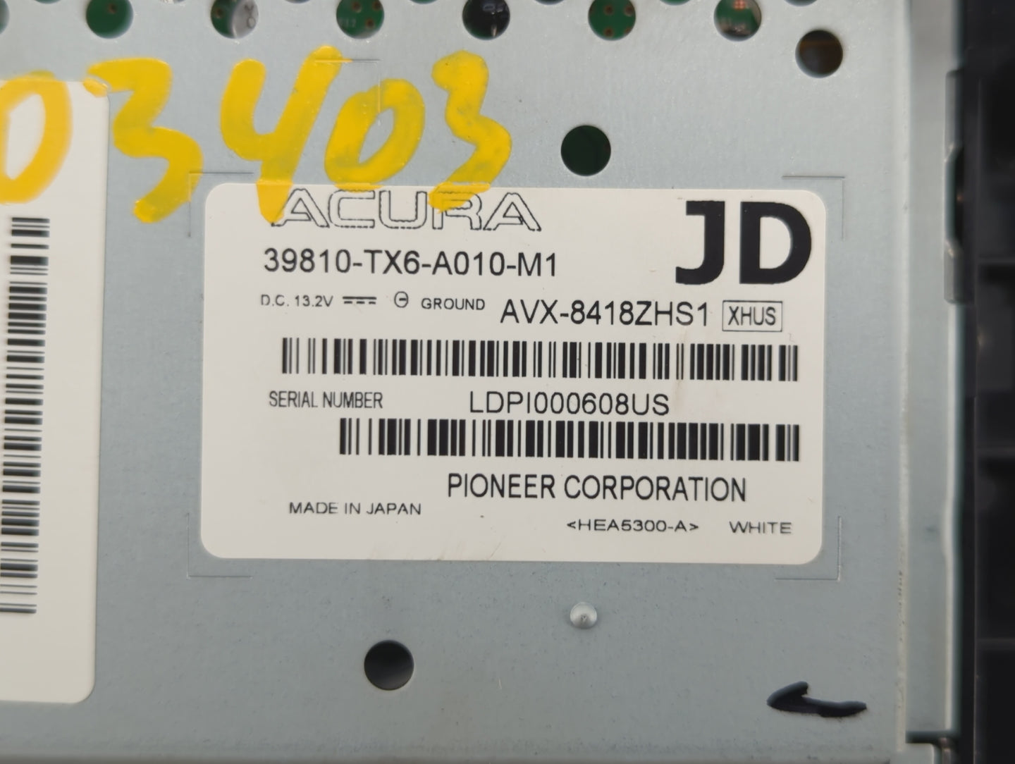 2013-2015 Acura Ilx Information Display Screen - Oemusedautoparts1.com