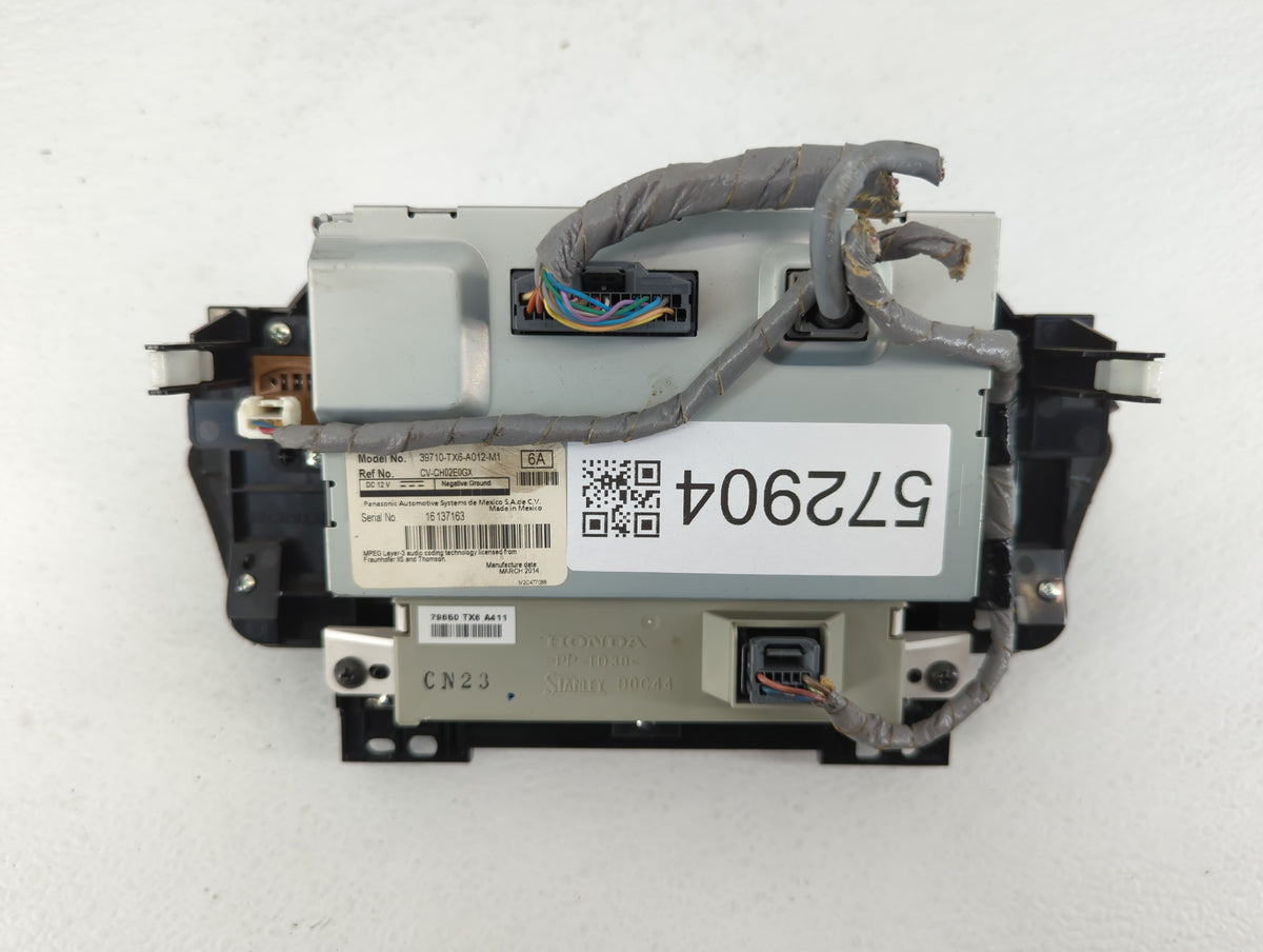 2013-2018 Acura Ilx Information Radio Display Screen 572904 - Oemusedautoparts1.com