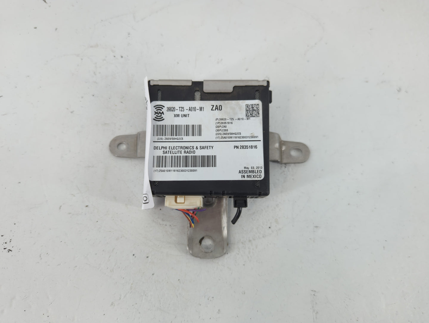 2014-2016 Acura Mdx Radio AM FM Cd Player Receiver Replacement P/N:39820-TZ5-A010-M1 Fits Fits 2014 2015 2016 OEM Used Auto 