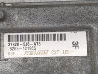 2014-2015 Acura Mdx PCM Engine Control Computer ECU ECM PCU OEM P/N:37820-5J6-A76 5263-121965 Fits Fits 2014 2015 OEM Used A