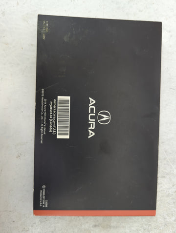 2014 Acura Mdx Owners Manual Book Guide P/N:31TZ5M00 00X31-TZ5-M000 OEM Used Auto Parts