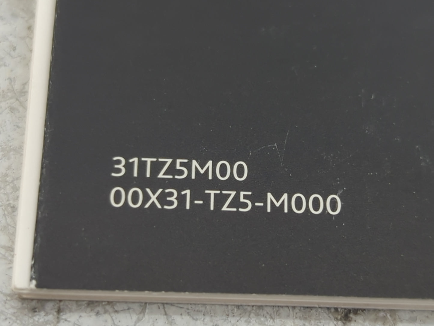 2014 Acura Mdx Owners Manual Book Guide P/N:31TZ5M00 00X31-TZ5-M000 OEM Used Auto Parts - Oemusedautoparts1.com