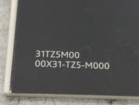 2014 Acura Mdx Owners Manual Book Guide P/N:31TZ5M00 00X31-TZ5-M000 OEM Used Auto Parts - Oemusedautoparts1.com
