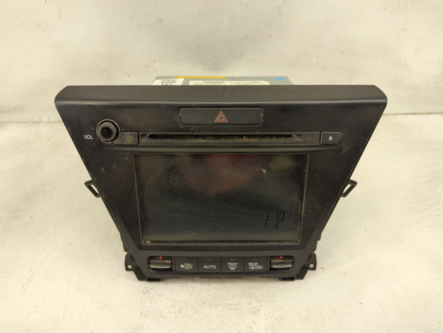 2014-2015 Acura Mdx Radio Display Info Screen Oem - Oemusedautoparts1.com