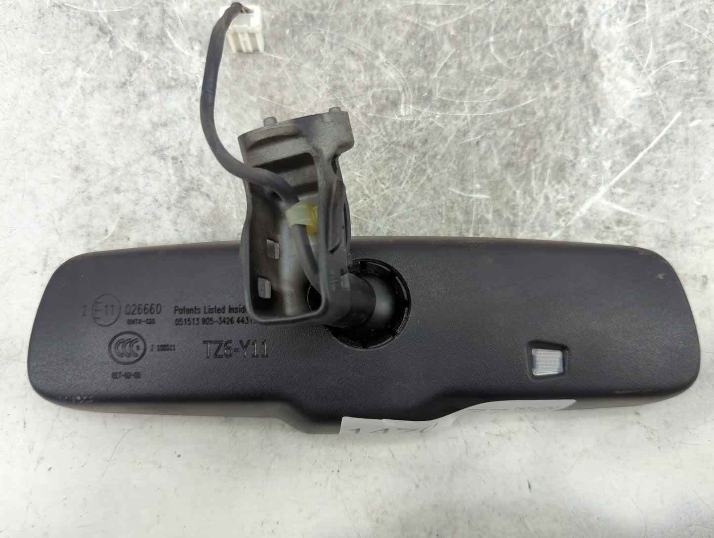 2014-2015 Acura Mdx Interior Rear View Mirror Replacement OEM P/N:026660 GNTX-020, TZ6-Y11 Fits Fits 2014 2015 OEM Used Auto