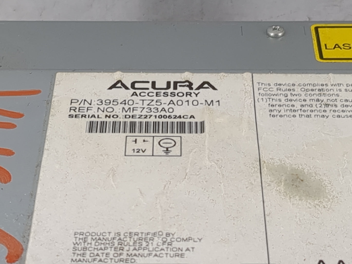 2014 Acura Mdx Information Display Screen - Oemusedautoparts1.com