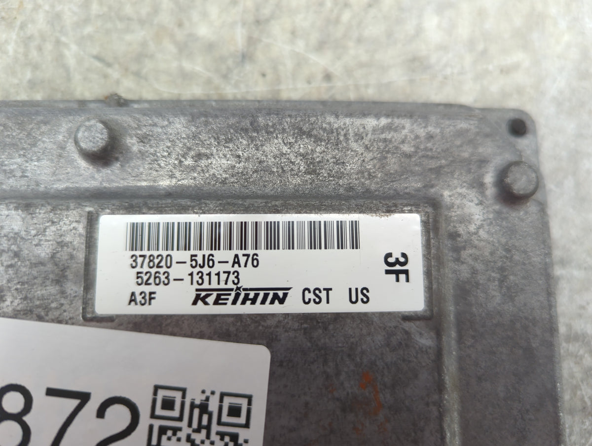 2014-2015 Acura Mdx PCM Engine Control Computer ECU ECM PCU OEM P/N:37820-5J6-A76 5263-131173 Fits 2014 2015 OEM Used Auto P
