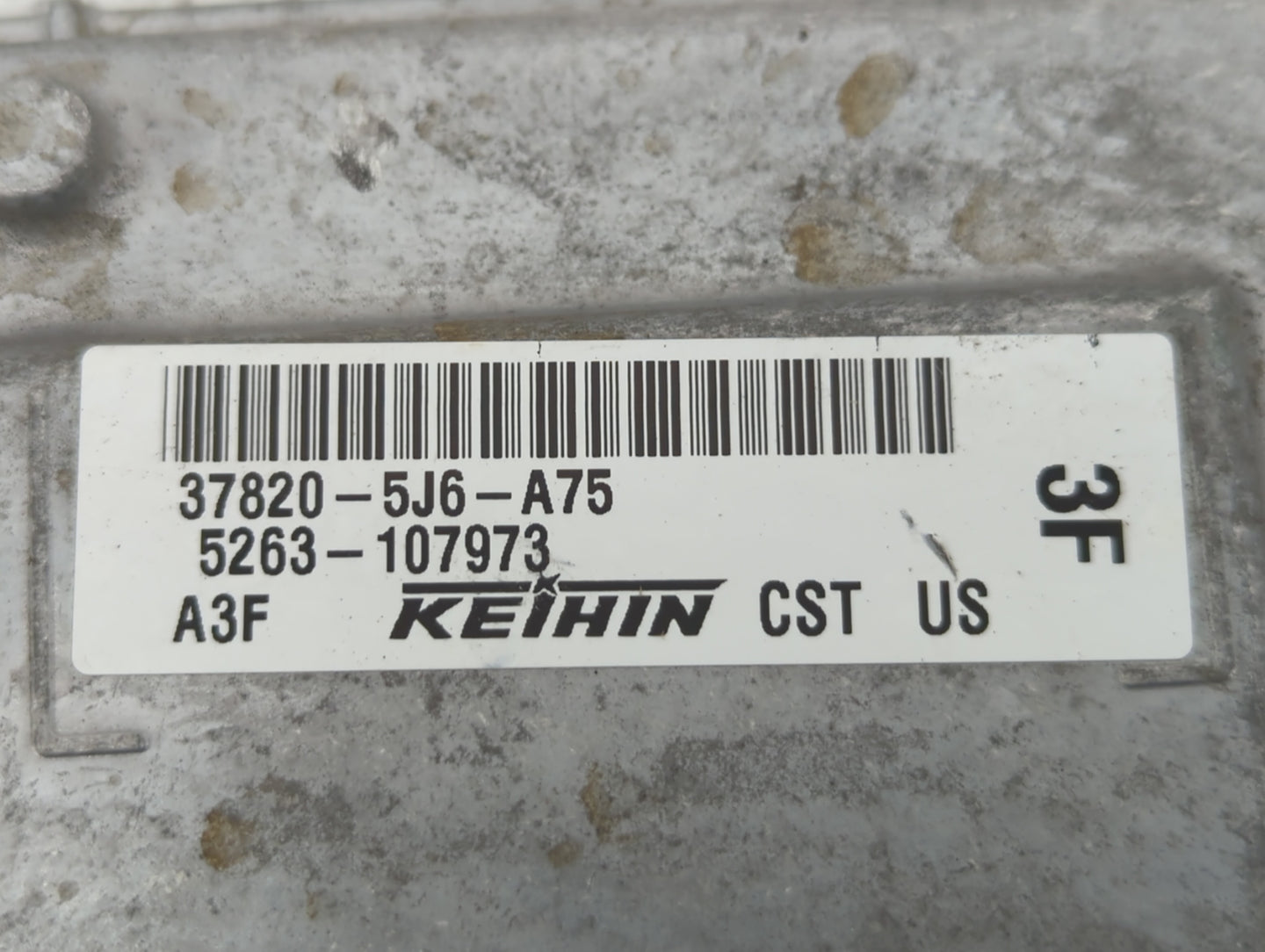 2014-2015 Acura Mdx PCM Engine Control Computer ECU ECM PCU OEM P/N:37820-5J6-A77 37820-5J6-A75, 37820-5J6-A76 Fits Fits 201
