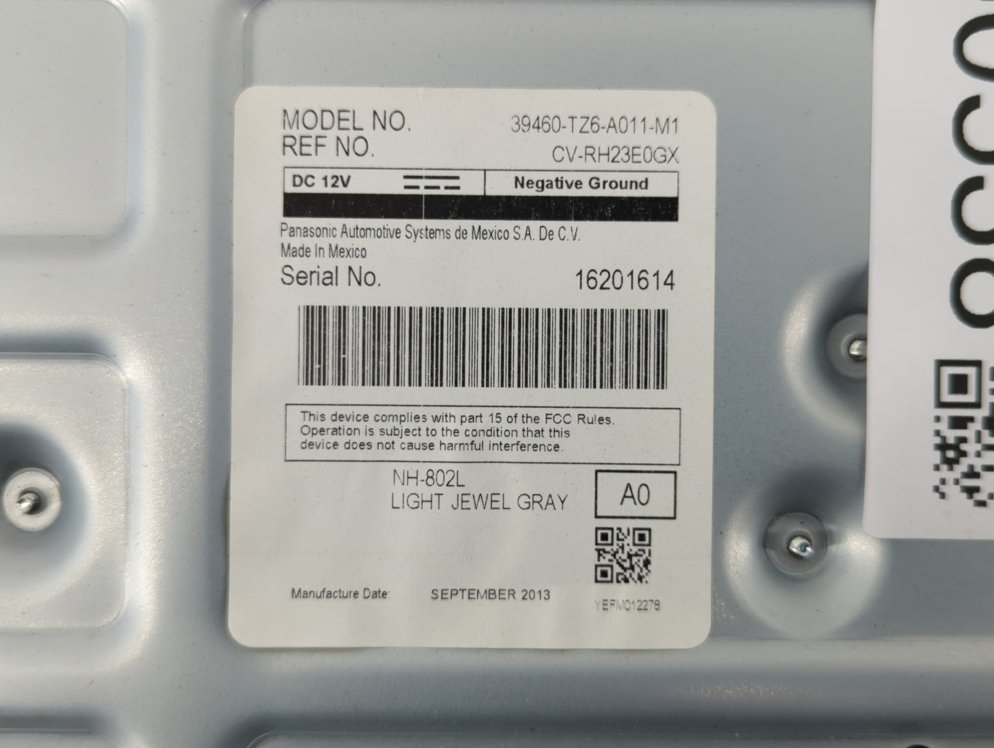 2014-2016 Acura Mdx Information Display Screen - Oemusedautoparts1.com