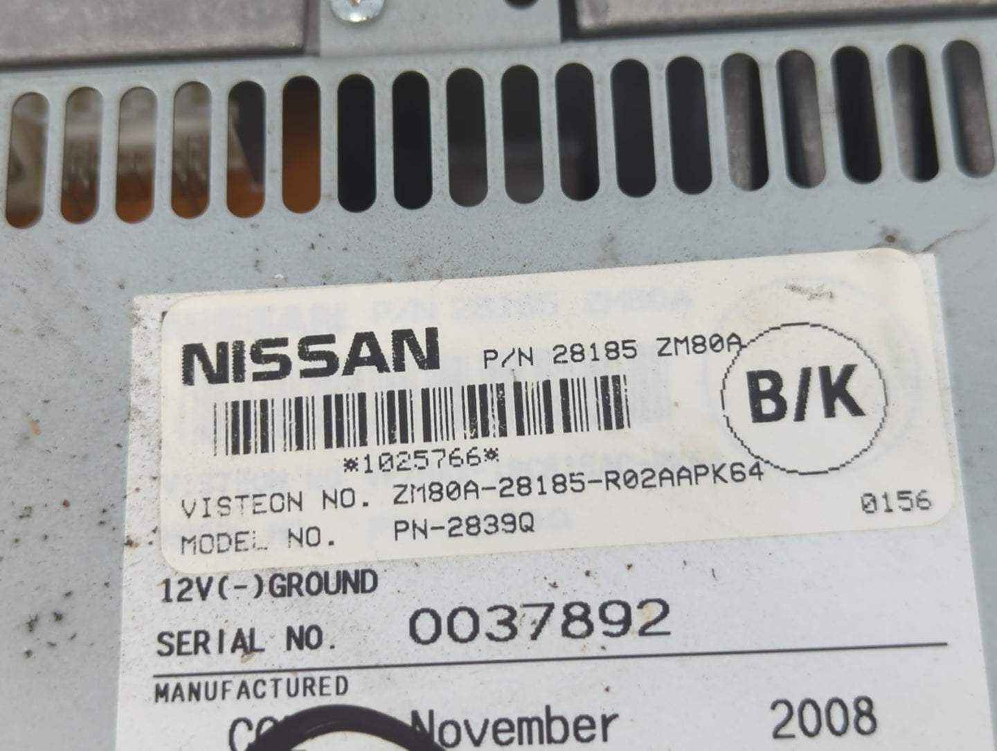 2014-2015 Acura Mdx Am Fm Cd Player Radio Receiver - Oemusedautoparts1.com