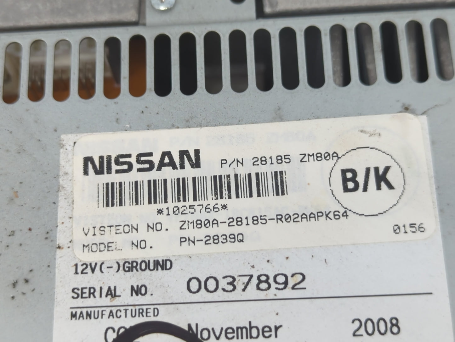 2014-2015 Acura Mdx Am Fm Cd Player Radio Receiver - Oemusedautoparts1.com