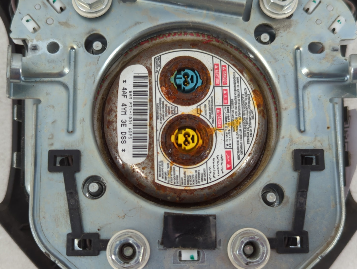 2014-2020 Acura Mdx Air Bag Driver Left Steering Wheel Mounted P/N:BAM PT1-1031 4AF 4YM 3E DSS Fits OEM Used Auto Parts - Oe
