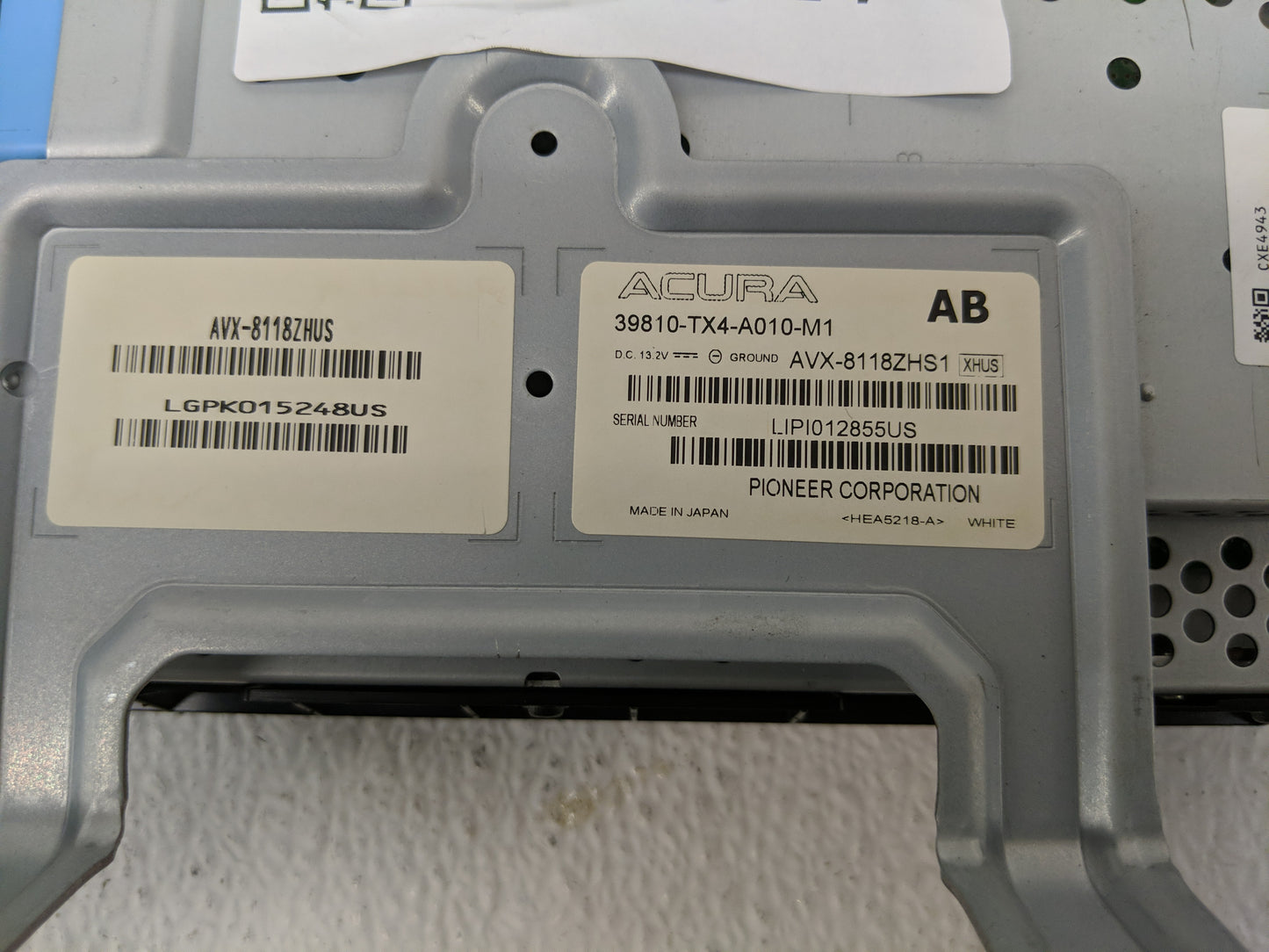 2013-2015 Acura Rdx Information Display Screen 1170157 - Oemusedautoparts1.com