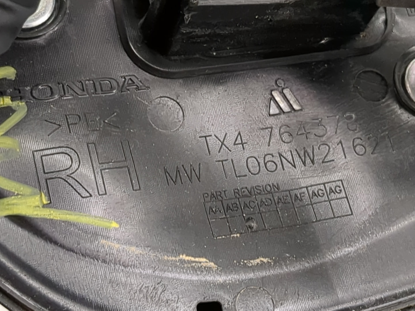 2013-2018 Acura Rdx Passenger Side View Mirror - Right Door Mirror OEM Used - Oemusedautoparts1.com
