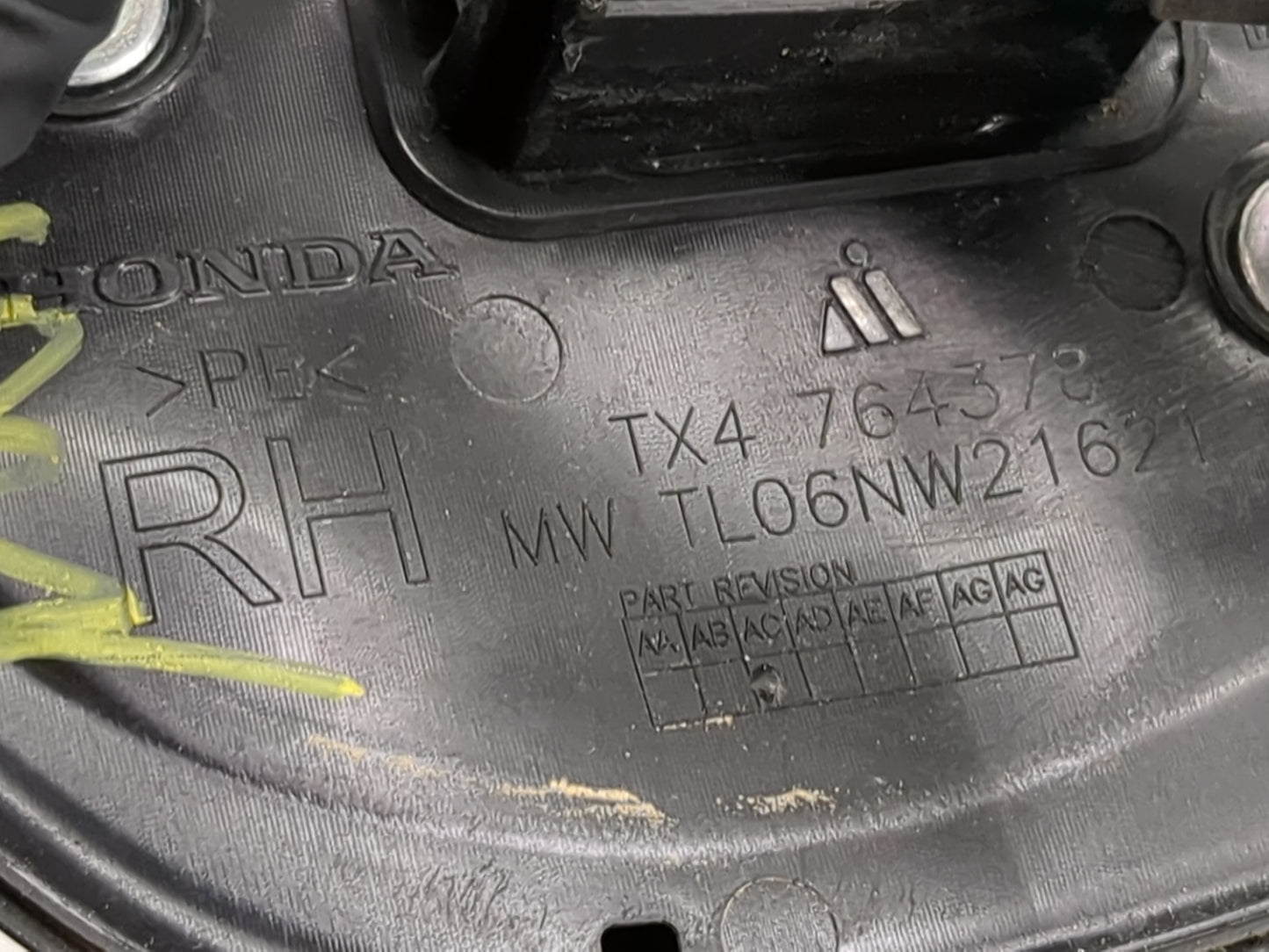 2013-2018 Acura Rdx Passenger Side View Mirror - Right Door Mirror OEM Used - Oemusedautoparts1.com